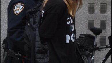 Photo of Detuvieron a una conocida actriz en una protesta contra Joe Biden