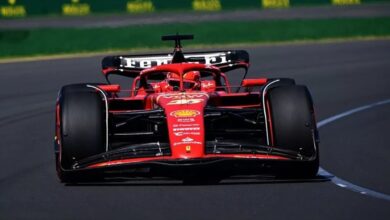 Photo of Leclerc manda durante la 2ª práctica en Australia