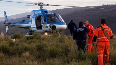 Photo of Gran operativo para rescatar a una pareja que cayó a un barranco en el Cerro Uritorco