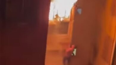 Photo of Tragedia en Nueva Córdoba: dramático video del joven que logró escapar de las llamas por la cornisa