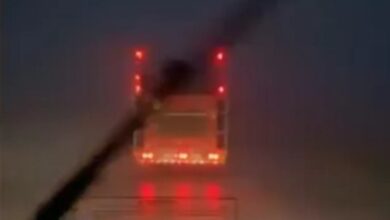 Photo of En medio del temporal, volcaron dos camiones en la Ruta Nacional 9