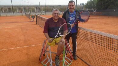 Photo of Víctor Loto, «fundador» del tenis adaptado en las canchas del Polo Deportivo Kempes