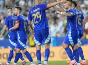 Photo of La Selección Argentina goleó a Guatemala en el cierre de la gira previa a la Copa América