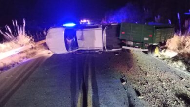 Photo of Corte total en el Camino de las Altas Cumbres por el vuelco de una camioneta