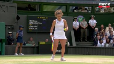 Photo of Paolini y Krejcikova definen la final de Wimbledon en el tercer set