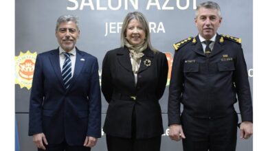 Photo of Quinteros y Gutiérrez recibieron a Monteoliva, secretaria de Seguridad de Nación