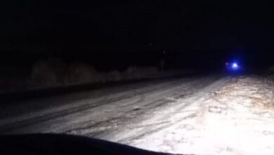 Photo of Corte total en el Camino de las Altas Cumbres por agua nieve y hielo