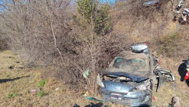 Photo of Un auto con 3 niños a bordo se dio vuelta en la autopista Córdoba-Carlos Paz