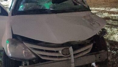 Photo of Accidente en Autopista Córdoba – Carlos Paz: un auto chocó contra un camión