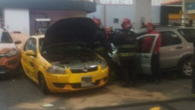 Photo of Un conductor chocó contra un auto cargando GNC y provocó una fuga de gas