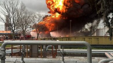 Photo of Incendio en la refinería de YPF en Ensenada