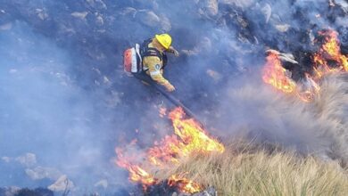 Photo of Incendios en Córdoba: bajo alerta por cambio de tiempo, queda un foco activo