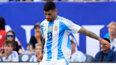 Photo of Los jugadores de Argentina, al límite con las tarjetas amarillas