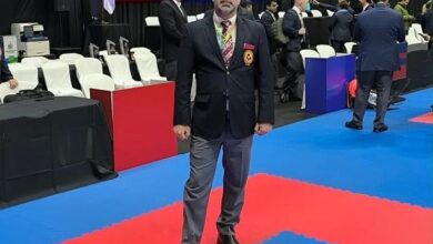 Photo of Leonardo González, árbitro panamericano que participará en el Argentino de Karate en el Cerutti