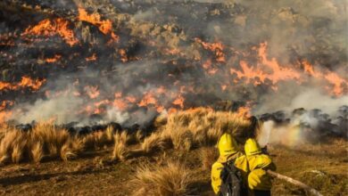 Photo of Quinto foco activo: incendio en la zona de Falda del Cañete y se dirige al Autódromo Cabalén