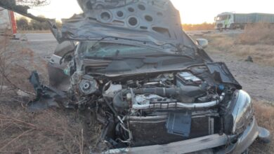 Photo of Choque frontal entre un auto y un camión en el interior de Córdoba