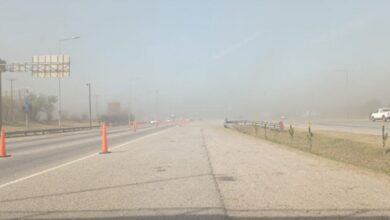 Photo of Corte de tránsito en la autopista Córdoba-Carlos Paz por polvo en suspensión