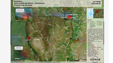 Photo of Cómo se ven los incendios desde el espacio: diez mil hectáreas consumidas