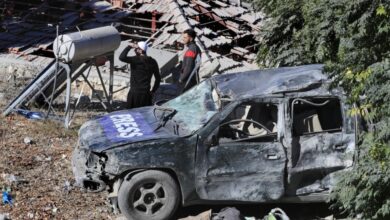 Photo of Un ataque aéreo israelí mató a tres periodistas que cubrían la guerra en Líbano