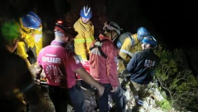 Photo of Rescataron a una mujer que estaba haciendo trekking en las Altas Cumbres