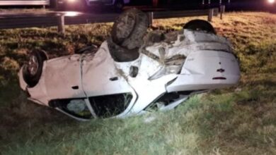 Photo of Vuelco en la autopista Córdoba-Rosario: el conductor fue trasladado a un hospital