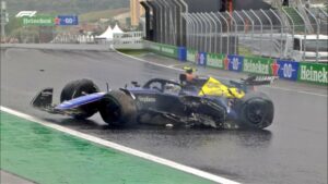 Photo of Trompo, bandera roja y fin de carrera: el tremendo choque de Colapinto en el GP de Brasil