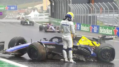 Photo of Colapinto luego del accidente que le impidió terminar la carrera en Brasil: «Fue un golpe muy duro, el auto se destrozó»