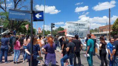 Photo of La Unión de Trabajadores de la Salud protesta contra el gobierno