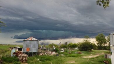 Photo of Las tormentas ya impactan en el interior de la Provincia