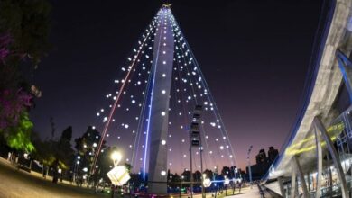 Photo of Navidad en Córdoba: el árbol más alto de Sudamérica brilla en el Faro