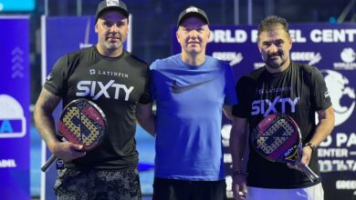 Photo of El Toro Acuña y el Chino Benítez se quedaron con el Master de padel para ex futbolistas