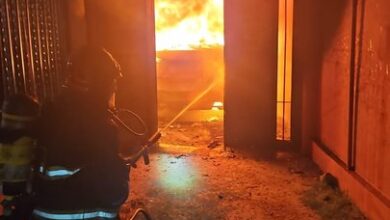 Photo of Bomberos combatieron un incendio en una casa de barrio Cabo Farina