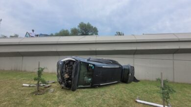 Photo of Córdoba: vuelco en la rampa de acceso al Aeropuerto Taravella