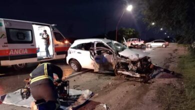 Photo of Trágico choque frontal en Tanti dejó dos muertos