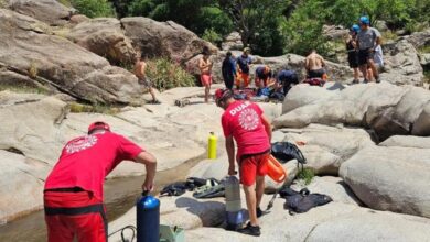 Photo of Un turista de 65 años murió ahogado en Mina Clavero