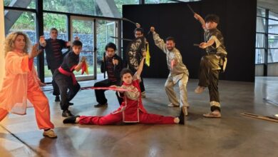 Photo of Exhibición de la Federación Cordobesa de Wushu Kungfu en la previa de la presentación del año nuevo chino