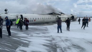 Photo of Un avión de línea se estrelló en Toronto: al menos ocho heridos