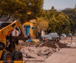 Photo of AVANZAN LAS OBRAS EN PLAZA SAN MARTÍN DE ALICIA