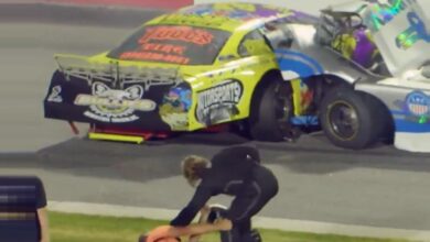 Photo of La insólita pelea durante una carrera de la NASCAR en EE. UU.
