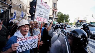Photo of Congreso: nuevamente incidentes en la marcha de jubilados