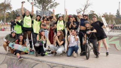 Photo of Jornada deportiva femenina en el skatepark en el Parque Sarmiento