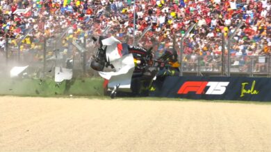 Photo of Tsunoda y un accidente estremecedor en la clasificación del GP de Emilia-Romagna