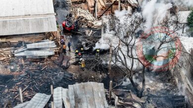 Photo of Voraz incendio en Cura Brochero: las llamas arrasaron una maderera