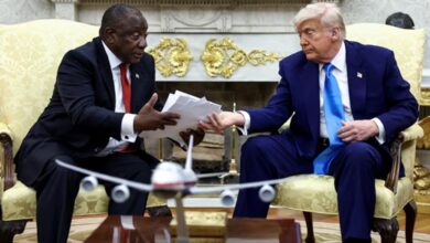 Photo of Nueva emboscada de Trump: acusó al presidente de Sudáfrica de un «genocidio blanco»
