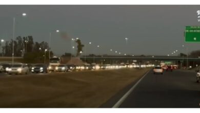 Photo of Colapsado el anillo interior de la Circunvalación Sur de Córdoba por un accidente fatal