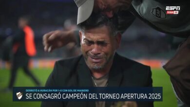 Photo of La emoción de Sergio Gómez al conseguir el título con Platense