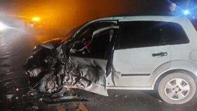 Photo of Milagro: chocó contra dos camiones y resultó ileso