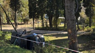 Photo of Accidente fatal en Córdoba: un auto volcó, chocó y falleció el acompañante en Embalse