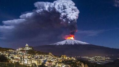 Photo of Erupción del volcán Etna pone en vilo a Italia