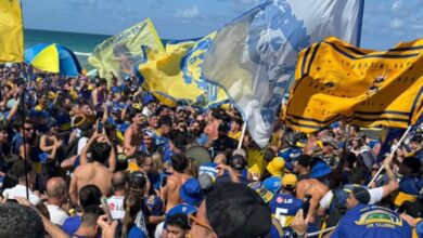 Photo of Pasión xeneize en Miami: multitudinario banderazo de los hinchas de Boca antes del Mundial de Clubes